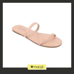 in stock Sandal Online, Beautiful Sandals, Journee Collection, Off White Color, Flat Sandals, Simple Style, Open Toe, Shoes Sandals, Shoes Heels