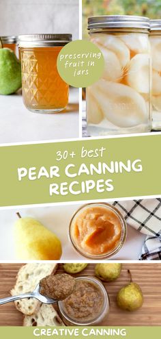 the best pear canning recipes and how to use them