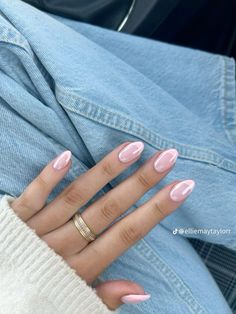 #chromepowder #nails #pinkchrome #pink #pinkchromenails Paznokcie Hello Kitty, Kutek Disney, Pink Chrome Nails, Nagellack Trends, Nail Looks, Broken Nails, Nagel Tips, Summery Nails