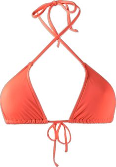 Orange Adjustable Triangle Top Swimwear, Orange Bra-friendly Triangle Top Swimwear, Orange Triangle Top Swimwear Bra-friendly, Orange Triangle Top Swimwear, Bra Friendly, Orange, Quick Saves