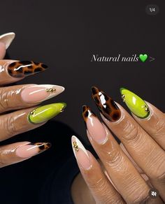 Nail Ideas For Black Women, Nurse Nails, Tiger Nails, October Calendar, Stunning Nail Designs, Leopard Prints, Simple Gel Nails, Minimal Nails, Nail Candy