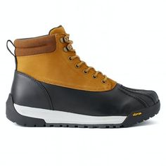 Men’s waterproof boots that laugh in the face of foul weather, available exclusively at Huckberry Black Rain Boots, Duck Boot, Boots Casual, Sailing Outfit, Winter Sneakers, Duck Boots, Waterproof Boots, Men Winter, Hiking Shoes