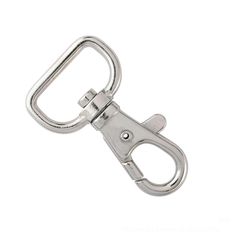 FREE SHIPPING 25 Pack - Premium Lobster Claw Clasps with Wide 3/4 Inch D-Ring and 360o Swivel Snap Clasp Trigger ID /Key Clip - for DIY Lanyard and Jewelry Making by Specialist ID (Silver Metal Color) Perfect for Crafting & DIY Lanyard Making - D-Ring Designed for ¾ Inch Fabric and Webbing Ideal for Making Custom Neck Lanyards, Wristlet Lanyards, Ribbon Lanyards, Small Purse and Bag Making and More Firm Trigger Snap - Sturdy and Durable - Open and Close Smoothly - Use with Your Keys and ID B Diy Lanyard, Tassel Crafts, Quilted Bags, Purse Hardware, Lanyard Keychain, Zipper Pouches, Jewelry Clasps, Quilted Bag, Key Fobs