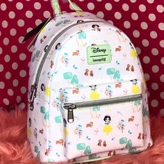 Loungefly Disney’s Snow Hits Mini Backpack Nwts Smoke Free Home Disney Christmas Loungefly Backpack, Disney Mini Backpack Loungefly, Snow White Tattoos, Snow White Loungefly, Loungefly Mini Backpack Anime, Pocahontas Loungefly, Loungefly Purse, Mickey Mouse Backpack, Disney Sidekicks