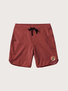 The perfect lifeguard red boardshorts with a custom "siesta" patch designed just for Seaesta Surf that describes the brand motto, "surf eat nap" to a tee. Seaesta Surf mens boardshorts are earth and performance conscious, featuring eco-friendly fabrics and a full coverage that stays in place while your little one plays. Runs small; we recommend sizing up. Size + Fit Please reference Seaesta Surf Material + Care Composition: 80% recycled polyester, 12% cotton, 8% elastane Care: Rinse in cold wate Red Surfing Beachwear Bottoms, Red Surfing Shorts, Red Beachwear Bottoms For Surfing, Red Short Bottoms For Surfing, Casual Red Swimwear For Surfing, Casual Red Swimwear For Water Sports, Red Bottoms For Water Sports In Summer, Red Beachwear Bottoms For Water Sports, Sporty Red Bottoms For Water Sports