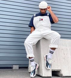 Overalls Outfit Summer Men, Overall Outfits Aesthetic Men, Mens Overalls Outfits Aesthetic, Men White Overalls, Cheap Men's Overalls For Streetwear, Black Men’s Overalls Outfit, White Overalls Outfit, Overalls Men Fashion, Citizenship Party