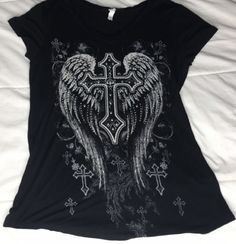 #affliction #y2k #cross #cybery2k 2000s Fashion Outfits, Y2k Clothes, Y2k Outfits, Swaggy Outfits, Gothic Style, Alternative Outfits, 2000s Fashion, Dream Clothes, Gothic Fashion