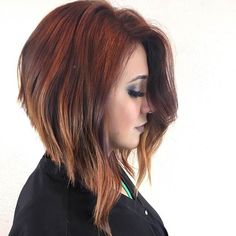 Graduated Haircut, Graduated Bob Hairstyles, Long Angled Bob, Trendy We Fryzurach, Graduated Bob Haircuts, Angled Bob Haircuts, Choppy Bob Hairstyles, Bob Haircut With Bangs