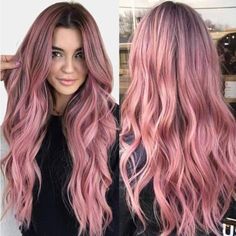 "Romantic Hairstyles for Date Night"
"The Best Hairstyles for Women Over 40" Light Purple Hair, Purple Wig, Wavy Wigs, Ombre Pink, Pink Wig, Ombre Wigs, Full Wigs, Long Wigs, Brazilian Human Hair