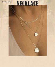 Here at DebsElegantEdge we love to handcraft jewelry. This has been our passion for a long time and we really appreciate any purchase made from our store.  Thank you for supporting our dream 🙏 🚚 Free Shipping Worldwide 🚚 🖐🏻 Handmade product 🖐🏻 🎁 Perfect gift for her 🎁 **Dazzle in Layers: Exquisite Layered Necklace Set - A Perfect Gift for Every Occasion** Elevate your style and add an instant touch of elegance to any outfit with our stunning Layered Necklace Set.  This versatile collection includes a set of 3 necklaces, meticulously designed to be worn together or separately, giving you the freedom to express your unique style. Whether you're looking for a silver layered necklace to add a cool shimmer or a gold layered necklace for a warm glow, we've got you covered. Crafted with Bohemian Round Layered Necklace With Clavicle Chain, Bohemian Round Clavicle Chain Layered Necklace, Bohemian Round Layered Clavicle Chain Necklace, Handmade Metal Jewelry For Layering, Elegant Layered Necklace With Coin Pendant, Handmade Necklaces For Layering, Handmade Metal Layered Necklace, Bohemian Clavicle Chain Jewelry For Everyday, Vintage Jewelry With Delicate Chain For Everyday