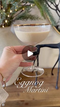 Chelsea Zutavern on Instagram: "Eggnog Martini!
2 oz Vanilla Vodka
1/2 oz Cold Brew
3 oz Eggnog
.
Add all ingredients to a cocktail shaker with ice and shake vigorously until frothy and well chilled - for 15-30 seconds.
Strain into a glass and top with a dash of cinnamon or nutmeg. Add coffee bean or two if desired. Enjoy!
.
#eggnog #eggnogmartini #holidaycocktails"