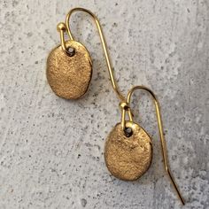 New Handcrafted Lightweight Earrings Approx 0.7” Total Length With Hooks/ 7mm W Antique Gold Tone Brass, Gold Plated Ear Wires Bundle Up And Save Even More. Additional 10% Discount With Bundle 2+ Fast Shipping Please Review My Other Handcrafted Exclusive Jewelry On Sale Adjustable Hammered Earrings As Gift, Nickel Free Gold Oval Earrings, Nickel-free Gold Oval Earrings, Adjustable Hammered Earrings For Anniversary, Gold Nickel-free Earrings For Everyday, Everyday Gold Nickel-free Earrings, Minimalist Hammered Bronze Earrings, Nickel Free Bronze Minimalist Earrings, Bronze Hammered Earrings For Gift