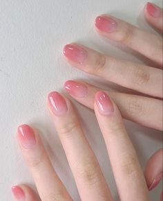 Short Pink Nails, Dappled Sunlight, Hello Nails, Cute Simple Nails, Subtle Nails, Simple Gel Nails, Blush Nails, Pretty Gel Nails, Cute Gel Nails