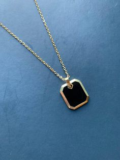 ✨Black onyx pendant Chain - Elevate Your Style  Indulge in the allure of our handcrafted Chains, meticulously designed and created by our skilled team. Each piece is unique making it an ideal gift for that special someone or a perfect treat for yourself. 🌟 Specifications: -  Black and Gold pendant - Crafted from durable metal - 70cm Length - Exceptional build quality ensures lasting elegance Have a question or seeking something custom? Reach out to us! We respond to all messages within 24 hours Mens Chains, Black Pendant Necklace, Mens Chain, Jewellery For Men, Mens Valentines Gifts, Necklace Mens, Black Pendant, Gifts For Your Boyfriend, Mens Gold