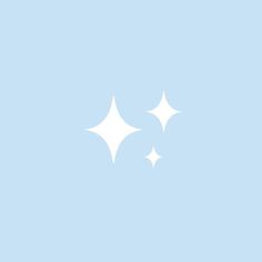 three white stars on a blue background