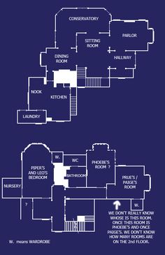 a blueprint shows the floor plan for a house with two floors and three stories