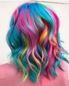 Best Temporary Hair Color, Halloween Hair Color, Haircolor Ideas, Vivid Hair, Pulp Riot Hair Color, Bubble Bubble, Arctic Fox Hair Color, Rave Hair, Vivid Hair Color