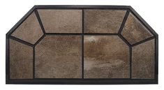 American Panel Traditional 40 x 40 Corner Imperial Black Original Edge Type 2 Ceramic Hearth Board Stove Boards, Gas Stove Fireplace, Hearth Pad, Hearth Pads, Oil Stove, Spartan Shield, Beautiful Stones, Tile Grout, Floor Protectors