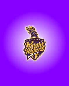 the knights logo on a purple background