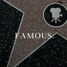 the hollywood walk of fame star is shown with famous characters on it's side