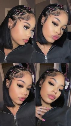 Black Hairstyles For Medium Length Hair Africans For Women, Good Hairstyles For Black Women, Rubberband Hairstyles Natural Hair Protective Styles, East Cute Hairstyles For Short Hair, Straight Hairstyles For Black Women Medium Shoulder Length, Rubber Band Hairstyles Straight Hair Short, Short Hair Styles Lace Wig, Curly Iron Hairstyles Short Hair, Short Hair Styles Birthday