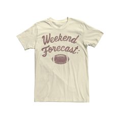 Tackle casual style like a pro with this men's football tee. Tackle casual style like a pro with this men's football tee. Crewneck Short sleevesFABRIC & CARE Cotton Machine wash Imported Size: XS. Color: Natural. Gender: male. Age Group: adult. Pattern: Graphic. Custom Football Shirts, Football Quotes, Football Tee, Custom Football, Football Tees, Pattern Graphic, Like A Pro, New Yorker, Football Shirts