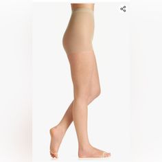 Size Medium, Nude Colored, Never Been Opened Sheer Beige Bottoms For Spring, Fitted Sheer Beige Bottoms, Beige Tight Short Leg Hosiery, Beige Tight Short Leg Legwear, Silky Legs, Nude Tights, Knee High Stockings, Opaque Tights, Natural Tan