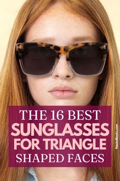 Discover the best sunglasses for triangle shaped faces! Whether you're looking to flatter your unique face shape or simply find the perfect pair of shades, we've rounded up 16 of the top picks for triangle face shapes. From oversized frames to classic aviators, these sunglasses are sure to complement your features and elevate your style effortlessly. Find the ideal pair that not only provides UV protection but also enhances your natural beauty. Triangle Face Shape, Pear Shaped Face, Triangle Face, Glasses For Face Shape, Twin Beds, Clubmaster Sunglasses, Unique Faces