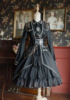 Dress Cape, Shopping Link, Op Dress, Lolita Outfits, Old Fashion Dresses, Dress Design Sketches, Anime Dress, Fairytale Dress, Fantasy Dress