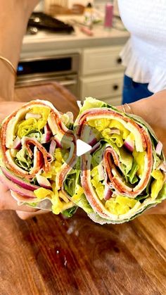 Mayra Wendolyne | Low Carb Love on Instagram: "ITALIAN SUB UNWICH!! 🥬 

Have you tried this? 

This is my new favorite way to make an Unwich! 

It takes 5 minutes to make and tastes delicious! 🤤 
 
All you need is: 
Romaine Lettuce 
Mortadella 
Salami 
Pepperoni 
Provolone cheese 
Banana pepper
Red onion
Pepperoncinis
Olive oil
Red wine vinegar 
Salt & pepper 

That’s it! And trust me you won’t even miss the bread! 🥖" Tictoc Recipes, Wrap Recipes For Lunch, Keto Sandwiches, Aip Meals, Low Carb Love, Recipes Salads, Cooking Substitutions, Italian Sub, Spaghetti Squash Recipes