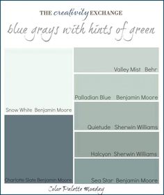 an iphone screen showing the color scheme for blue grays with white and grey accents