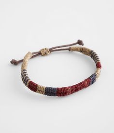 "BKE Jute Slider Bracelet - Red/Grey/Brown , Men's Tan Multi thread bracelet Measures up to 4" diameter. Apparel & Accessories" Jute Bracelet Diy, Unique Mens Bracelet, Rope Bracelet Men, Man Bracelet, Thread Bracelet, Mens Bracelets, Slider Bracelet, Fabric Bracelets, Thread Bracelets