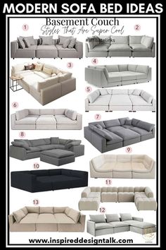 basement family room Sectional Sofa Layout, Sectional Sofa Comfy, Small Sectional Sofa, Latest Sofa Designs, Comfortable Sectional, Sofa Ideas