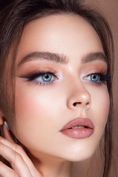 Pink Makeup Looks, Wedding Hairstyles And Makeup, Soft Eye Makeup, Classy Makeup