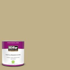 a pink paint can with the words behr paint and furniture in one on it