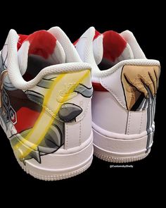 Inuyasha Air Force 1 Custom Customized Earrings, Brand Sneakers