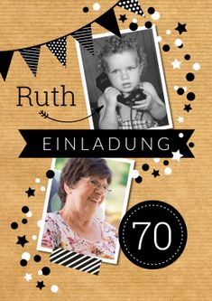 the cover of ruth's book, ennladung 70