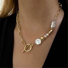 This beautiful piece is ideal as a gift to any lady. It has the ability to take any outfit from a zero to one hundred. Its simply and chic  without being flashy.  This gorgeous pendant is accompanied by a sleek cable chain and would make a lovely treat for Mothers Day, a Mum-to-be or her Birthday Gift. Light Pearl Hollow Chain Clasp Necklace Heart Necklace is Perfect for: -Random Mothers Necklace  -Personalized Jewelry for Mom -Easter Present  -Mother Birthday Gift or Present -New Mother Gift/ Push Present -Minimalist Gift for Wife. -Gift for Mother's Day  -Baby Shower Gift  -New Mother Necklace. -Grandparent Gift -Step Mum or Mum figure in your life -Anniversaries, and any special occasion. This beautiful, pregnancy-shaped pendant symbolizes the power of eternal love with a modern design, Trendy Metal Necklace For Mother's Day, Trendy Pearl Chain Necklace For Valentine's Day, Elegant Chain Necklaces For Mother's Day, Elegant Metal Chain Necklace For Mother's Day, Mothers Day Jewelry, Mother Necklace Personalized, Buckle Necklace, Clasp Necklace, Luxury Necklace