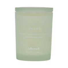 an allswell glass jar with the label on it