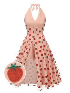 1950s Poodle Skirt, Strawberry Romper, 1950s Outfits, Peacock Dress, Strawberry Dress, Umbrella Skirt, Fast Fashion Brands