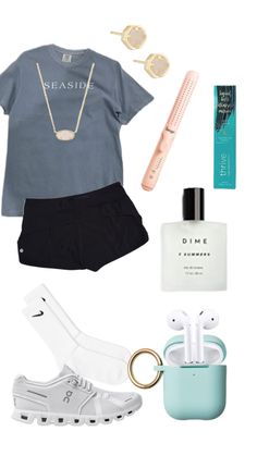 Preppy Outfit Summer, Outfit Collage Ideas, Outfit Inspo Shorts, Sporty Outfit Ideas, Track Fits, Track Outfits, Lululemon Outfits, Preppy Clothes