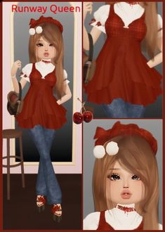 +1 baby doll dress yaay!! It took me an hour for me to make this cause I kept putting it in idea pin xd Silky Shiny Hair, Basic Skin Care Routine, Roblox 3, Combo Dress, Roblox Shirt, Roblox Roblox, Date Night Dresses, Gaming Clothes, Mom Outfits