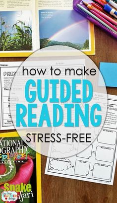 Guided Reading shouldn't be stressful! Using fiction and nonfiction activities that can be paired with any text made guided reading groups a breeze. Independent reading time, too. Guided Reading Organization, Nonfiction Activities, Guided Reading Activities, Guided Reading Kindergarten, Guided Reading Lessons, Small Group Reading, Guided Reading Levels, Guided Reading Groups, Third Grade Reading