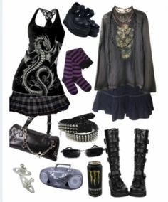 Murderotic Outfits, Everyday Witch Outfits, Goth Outfit Ideas, Funky Outfits, Alt Fashion, Swaggy Outfits, Goth Outfits, Alternative Outfits, Outfit Inspo Fall