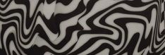 an abstract black and white painting with wavy lines