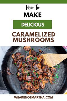 Whip up delicious Caramelized Mushrooms with this quick and easy recipe. Perfectly sweet and savory, these mushrooms work wonderfully as a side dish or as a topping for steaks and more. Their candy-like flavor enhances any meal, adding a gourmet touch with minimal effort.