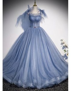 10% off now! prom dress with straps in a fantasy bling ballgown style online. Sheprom offers formal, party, casual & more style dresses to fit your special occasions. Periwinkle Dresses, Light Blue Ball Gown, Blue Ball Gown, Periwinkle Dress, Custom Made Prom Dress, Fairytale Gown, Pink Ball Gown, Blue Ball Gowns, Blue Prom Dress