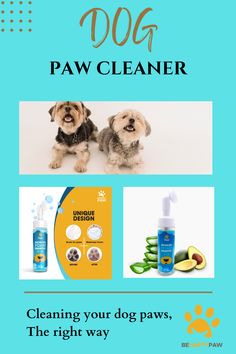 Dog Paw Cleaner and Shampoo Diy Dog