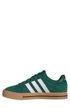 Iconic branding defines a smart sneaker with timeless skate-inspired style. Lace-up style Textile upper and lining/rubber sole Imported Adidas Green Skate Shoes With Three Stripes, Urban Sneakers With Three Stripes Branding, Green Adidas Synthetic Skate Shoes, Adidas Green Synthetic Skate Shoes, Casual Synthetic Skate Shoes With Three Stripes Branding, Sneaker Men, Up Styles, Size 13, Nordstrom Rack