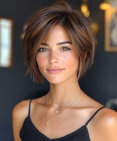 Melena Bob con Reflejos Melena Bob, Mom Haircuts, Medium Layered Hair, Mixed Hair, Long Faces, Stylish Hair, Layered Hair, Hair Dos, Bobs Haircuts